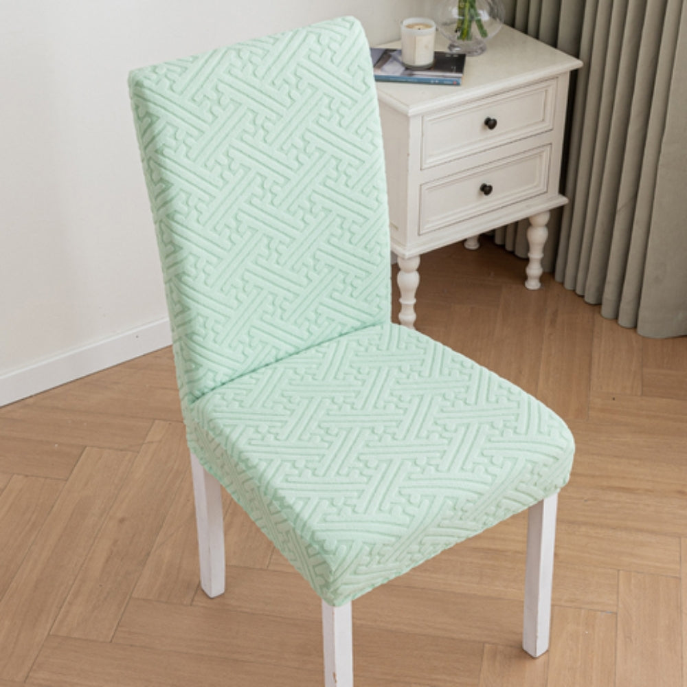 Lisslune | Silvra Elastic Lattice Dining Chair Cover
