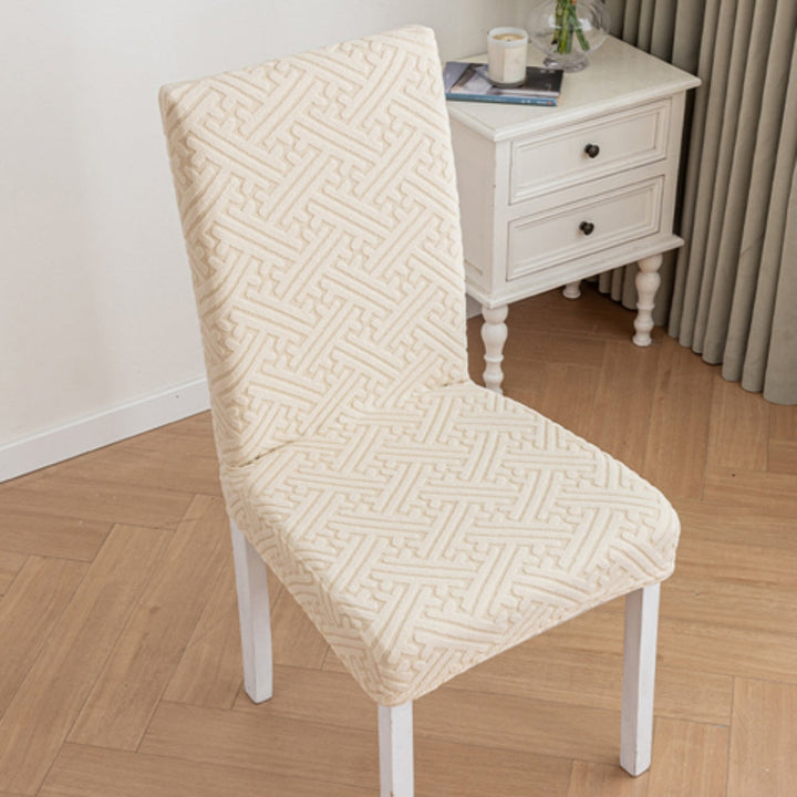 Lisslune | Silvra Elastic Lattice Dining Chair Cover