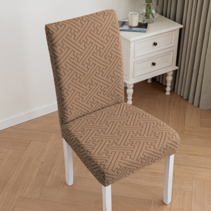 Lisslune | Silvra Elastic Lattice Dining Chair Cover