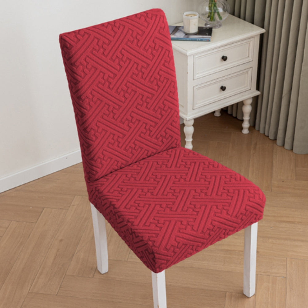 Lisslune | Silvra Elastic Lattice Dining Chair Cover