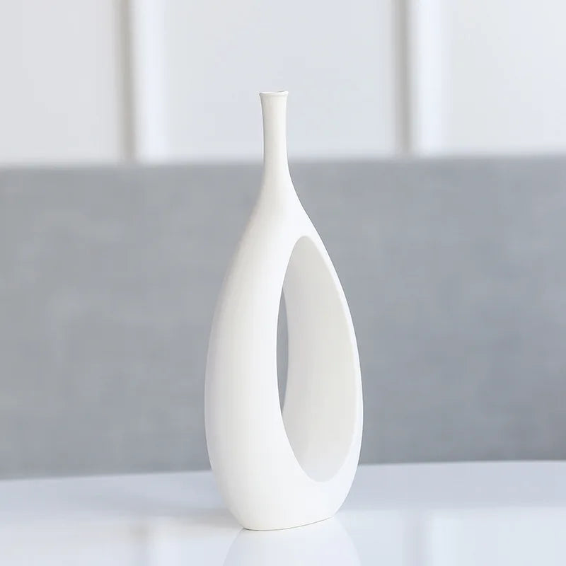 Lisslune | BloomEase | Ceramic Floral Splendor Vase | Stylish Home Décor | Bring the Nature Inside
