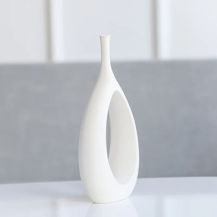 Lisslune | BloomEase | Ceramic Floral Splendor Vase | Stylish Home Décor | Bring the Nature Inside
