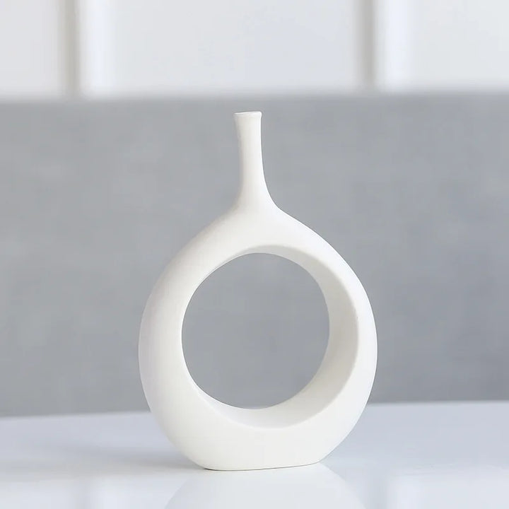 Lisslune | BloomEase | Ceramic Floral Splendor Vase | Stylish Home Décor | Bring the Nature Inside