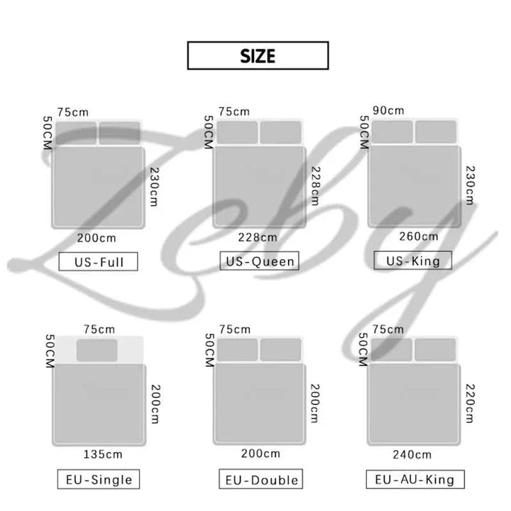 Lisslune | Slusha - Luxurious Jacquard Duvet Cover Set