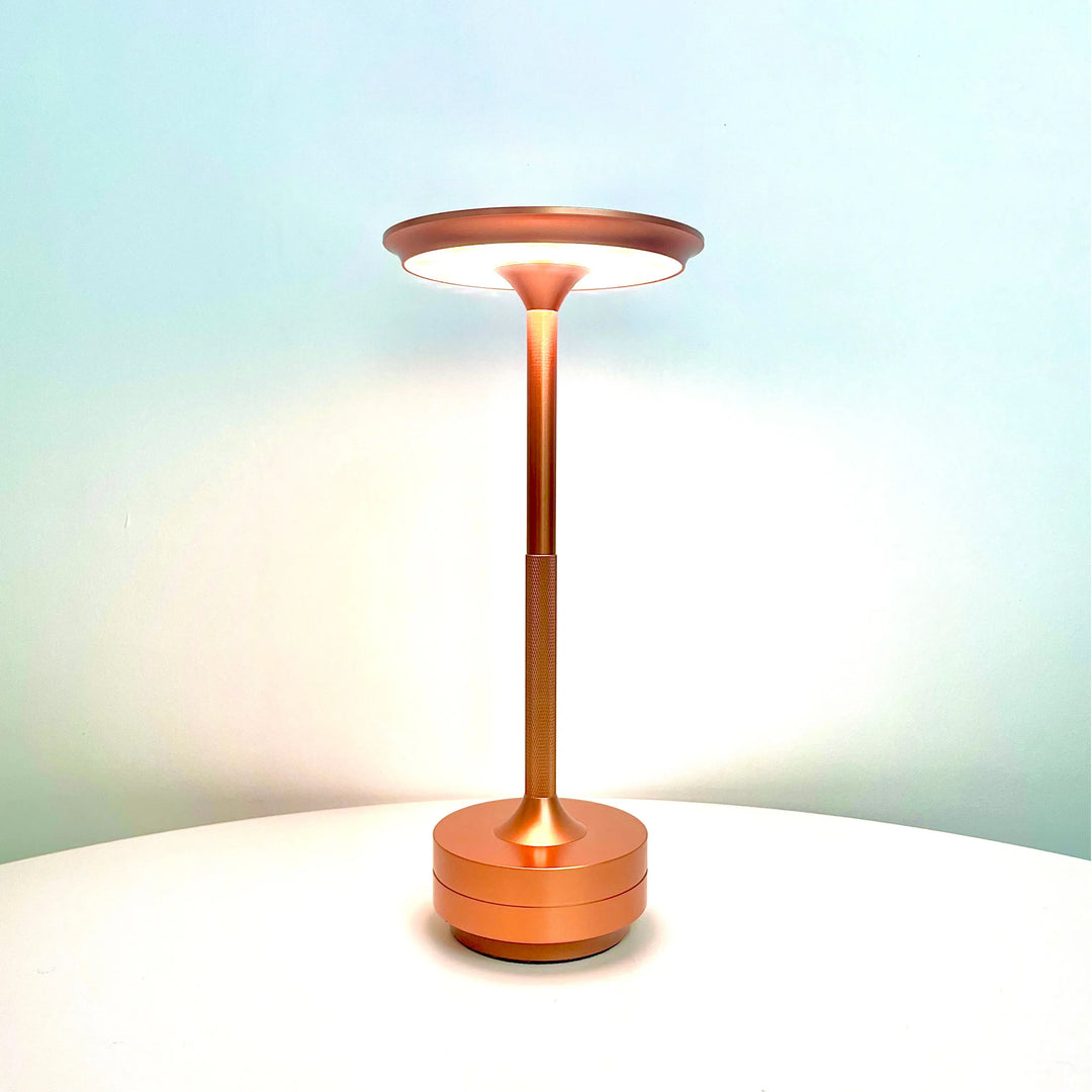 Lisslune | Lumeo | Wireless Rechargeable Table Lamp | Atmospheric Dimming Capability | Stylish and Portable Design