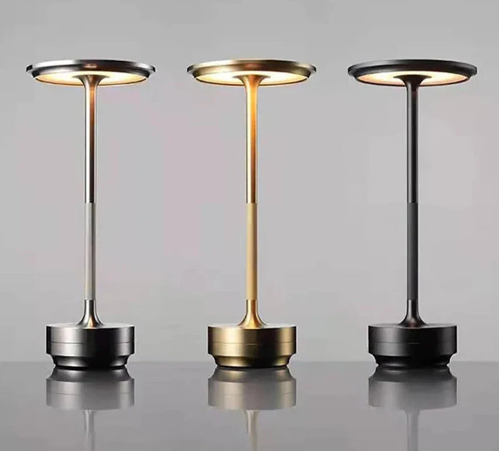 Lisslune | Lumeo | Wireless Rechargeable Table Lamp | Atmospheric Dimming Capability | Stylish and Portable Design