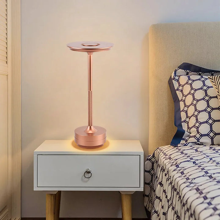 Lisslune | Lumeo | Wireless Rechargeable Table Lamp | Atmospheric Dimming Capability | Stylish and Portable Design