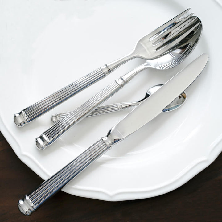 Lisslune | Simple Striped Cutlery 4 Piece Set