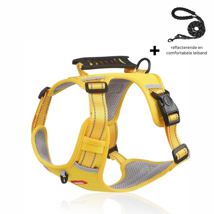 Lisslune | PawEase Adjustable Anti-Stick Dog Harness – Washable and Comfortable
