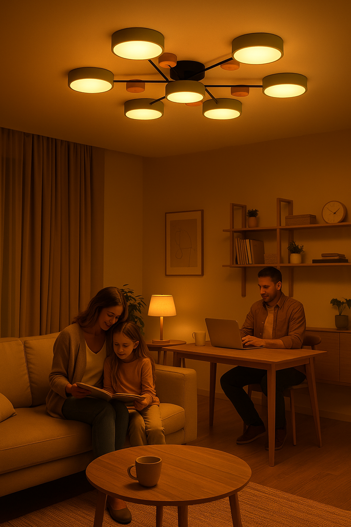 Lisslune | Scandinavian LED Ceiling Light – Modern Branch Design with Warm White Illumination & Energy Efficient Technology
