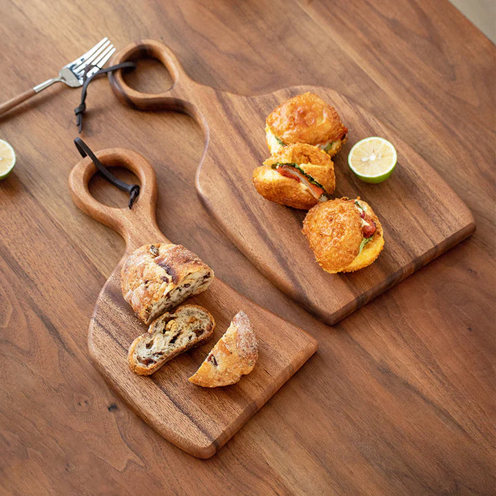 Lisslune | 2-Pack Premium Walnut Wooden Chopping Boards – Elegant & Durable Cutting and Serving Board Set