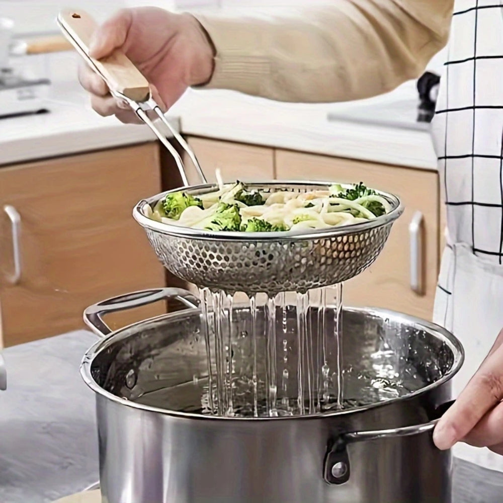 Lisslune | Skimmer Stainless Steel Colander Strainer