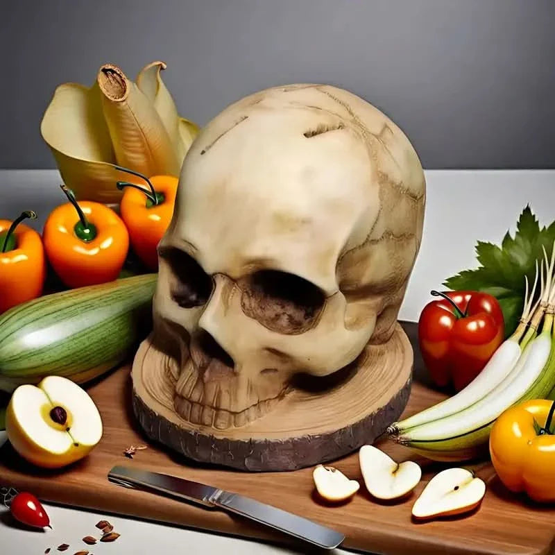 Lisslune | SUTURA - Gothic Skull Knife Holder