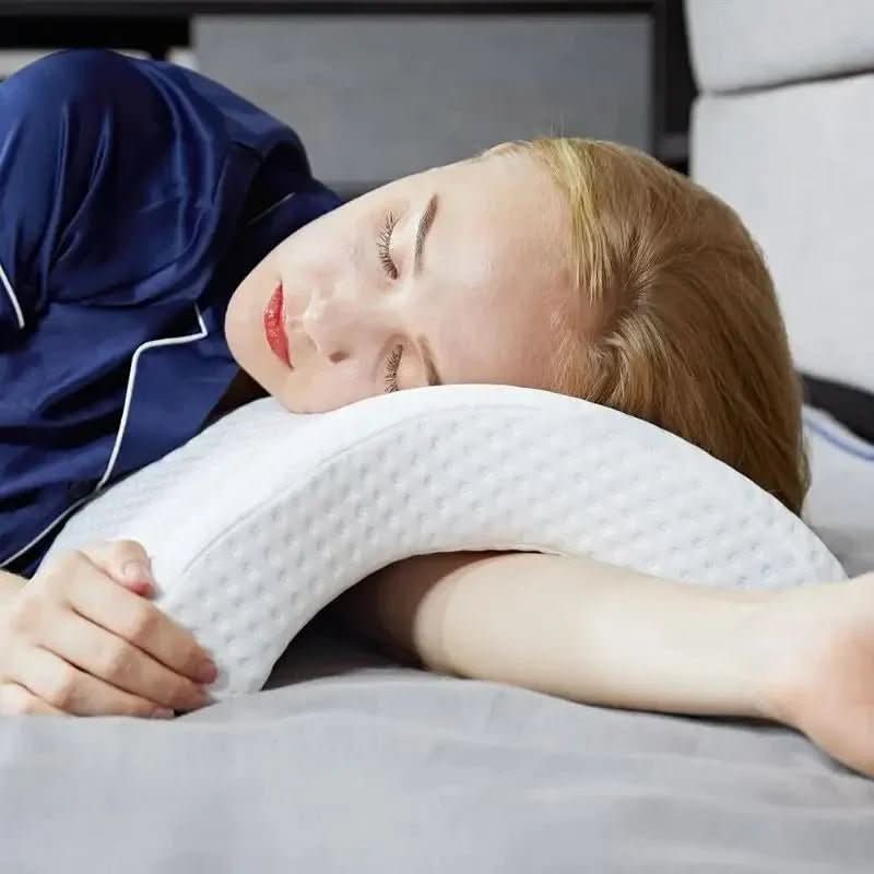 Lisslune | Orthopedic U-shaped Memory Foam Pillow for Neck & Arm Support