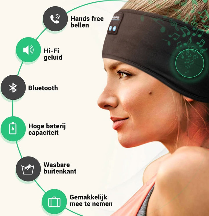 Lisslune | Sleepwave Bluetooth Sleep Band – Music Sleep Aid for Restful Sleep & Relaxation