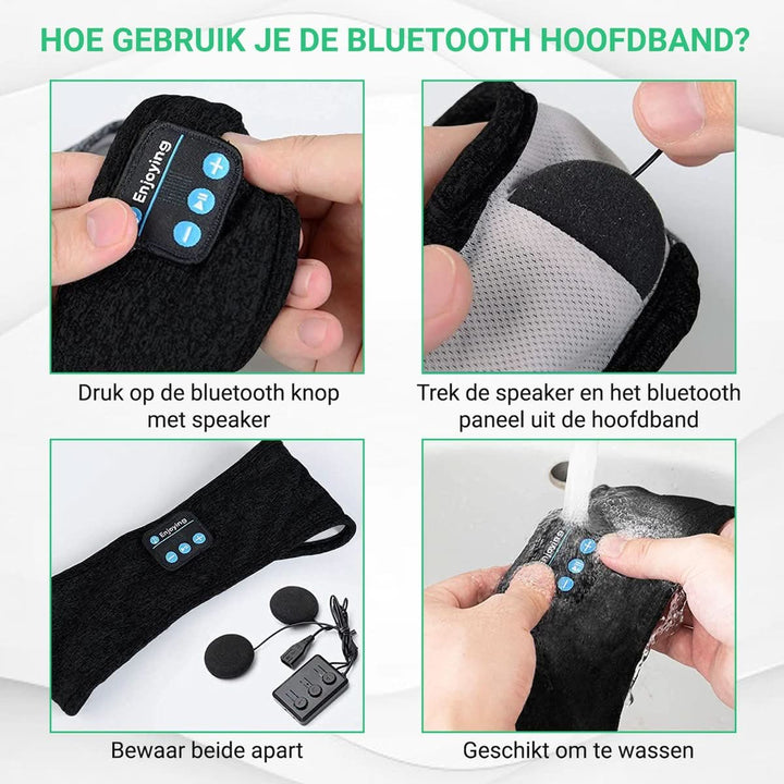 Lisslune | Sleepwave Bluetooth Sleep Band – Music Sleep Aid for Restful Sleep & Relaxation