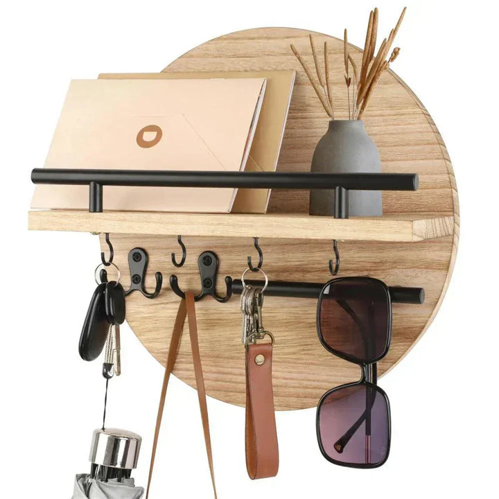 Lisslune | EcoKey Wooden Wall Key Holder – Sustainable Design & Minimalist Home Organisation