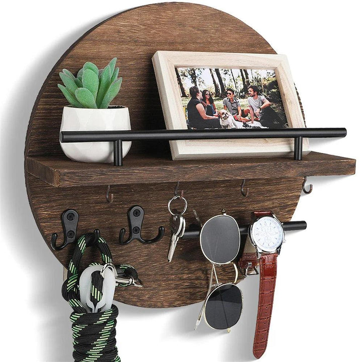 Lisslune | EcoKey Wooden Wall Key Holder – Sustainable Design & Minimalist Home Organisation