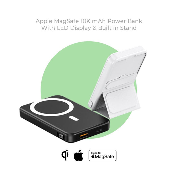 Lisslune | Wireless Power Bank for Phone - 10K mAh Magnetic Portable Charger