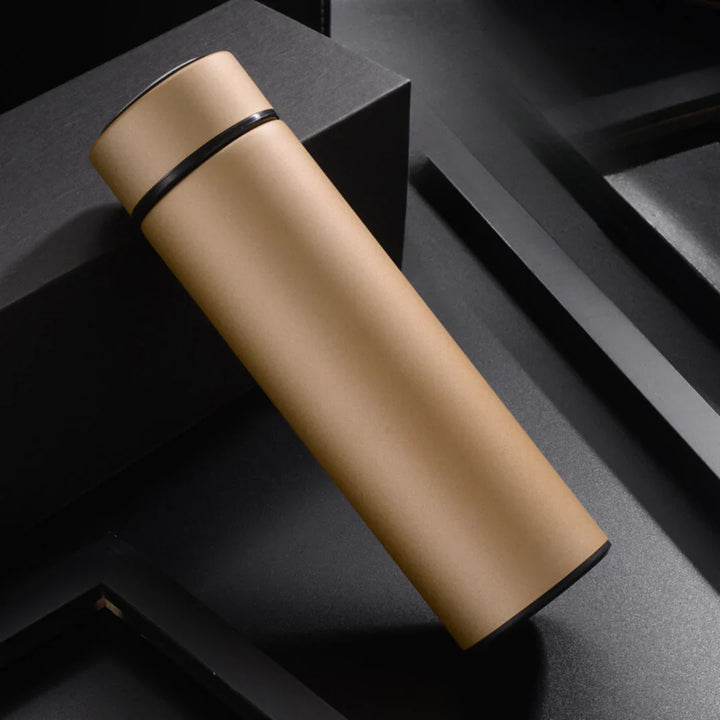 Lisslune | Insulated Bottle with Digital Temperature Display – Stainless Steel Travel Mug for Hot and Cold Drinks