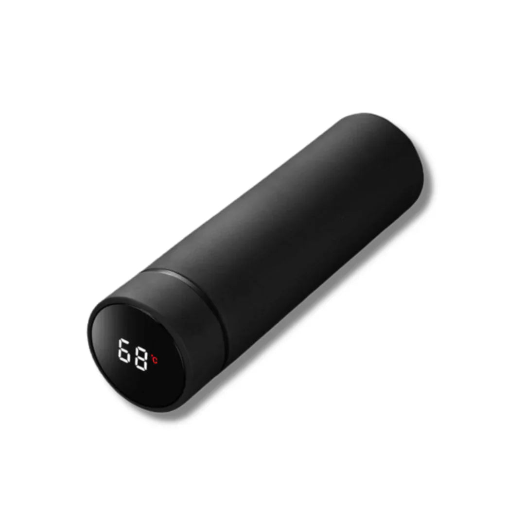 Lisslune | Insulated Bottle with Digital Temperature Display – Stainless Steel Travel Mug for Hot and Cold Drinks