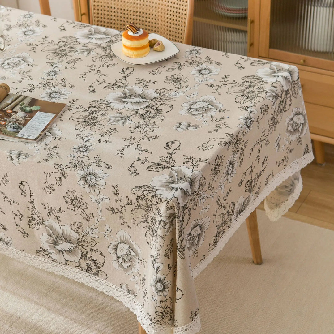 Lisslune | Pastoral Cotton-Linen Tablecloth