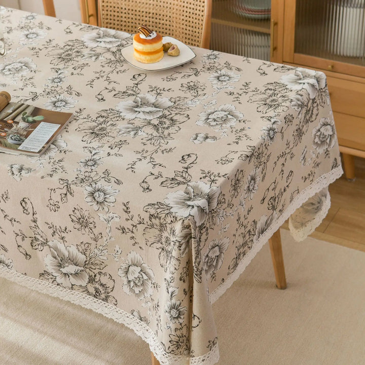 Lisslune | Pastoral Cotton-Linen Tablecloth