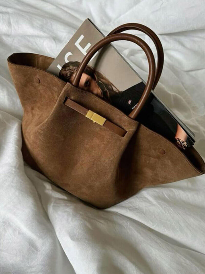 Lisslune | Hedwig | Modern Women’s Suede Handbag – Elegant, Versatile & Timeless