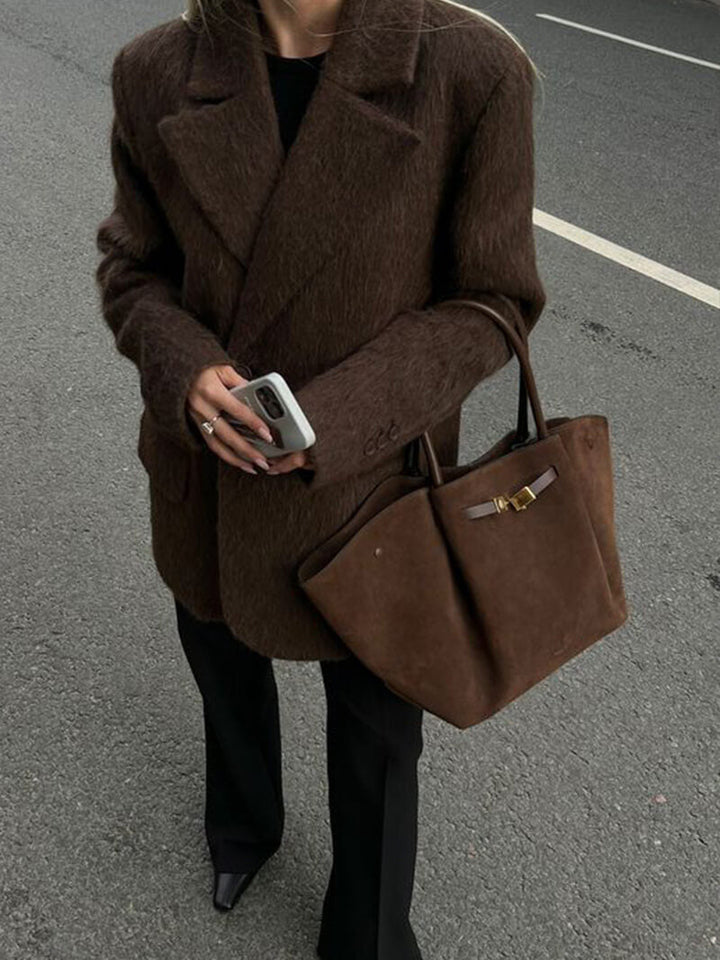 Lisslune | Hedwig | Modern Women’s Suede Handbag – Elegant, Versatile & Timeless