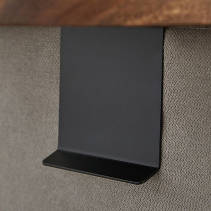 Lisslune | Nero – Adjustable Wooden Sofa Armrest Tray | Modern Sofa Arm Table