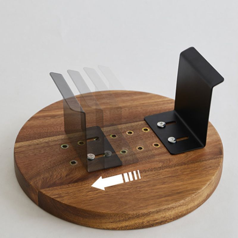 Lisslune | Nero – Adjustable Wooden Sofa Armrest Tray | Modern Sofa Arm Table