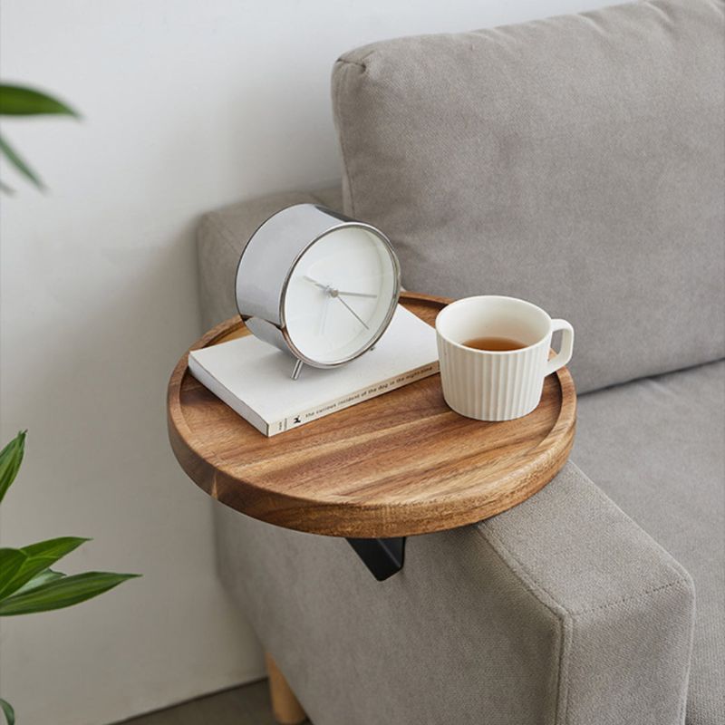 Lisslune | Nero – Adjustable Wooden Sofa Armrest Tray | Modern Sofa Arm Table