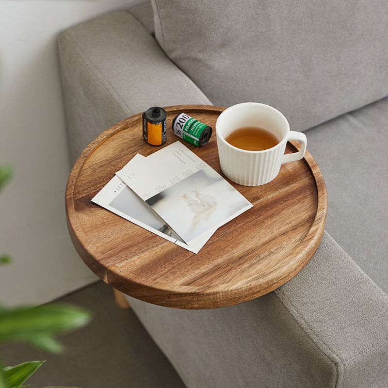 Lisslune | Nero – Adjustable Wooden Sofa Armrest Tray | Modern Sofa Arm Table