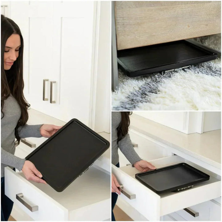 Lisslune | SofaMate – Adjustable Sofa Arm Tray Table for Drinks, Snacks & Remote Control Storage