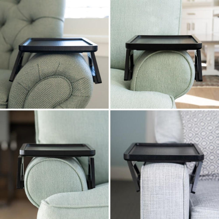Lisslune | SofaMate – Adjustable Sofa Arm Tray Table for Drinks, Snacks & Remote Control Storage