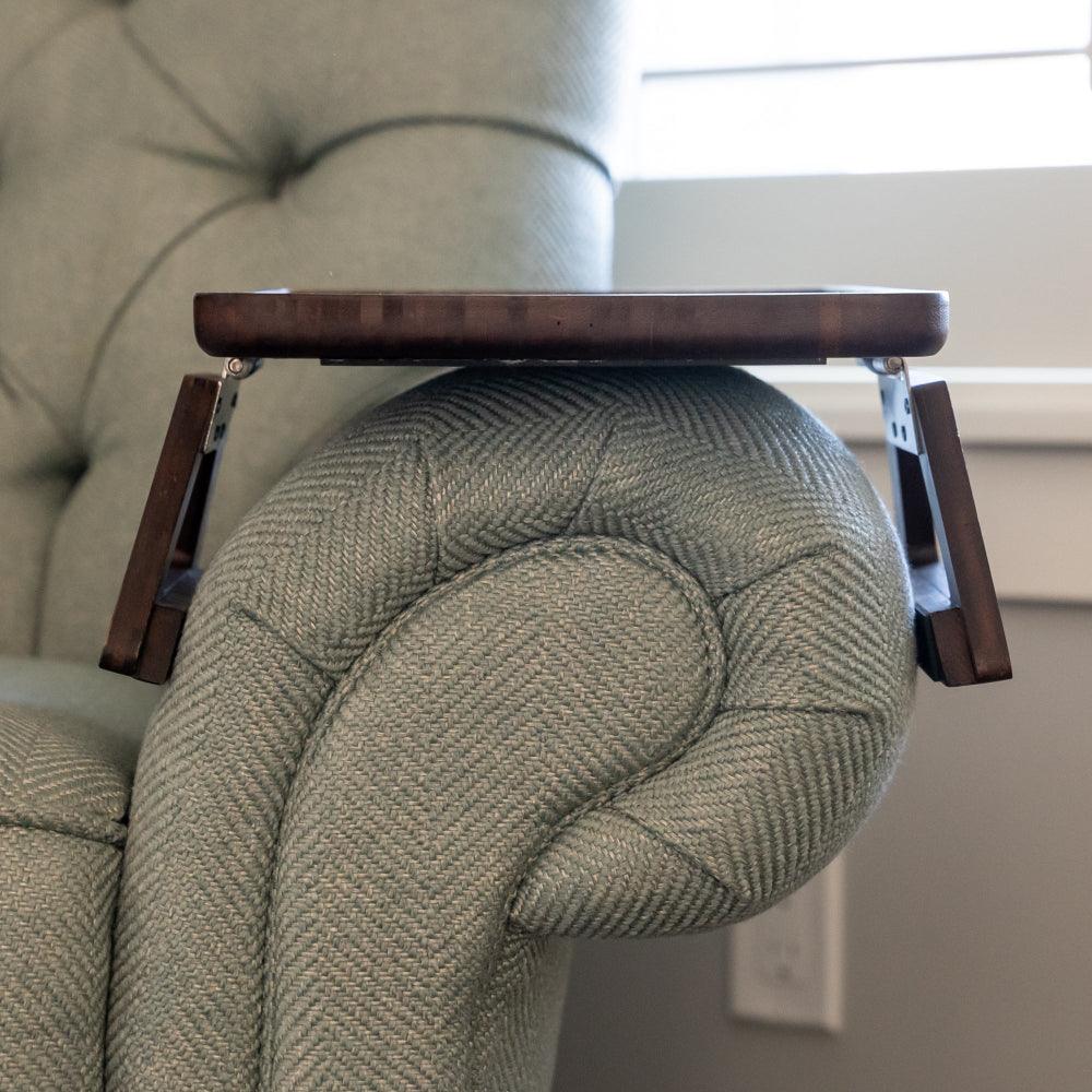 Lisslune | SofaMate – Adjustable Sofa Arm Tray Table for Drinks, Snacks & Remote Control Storage