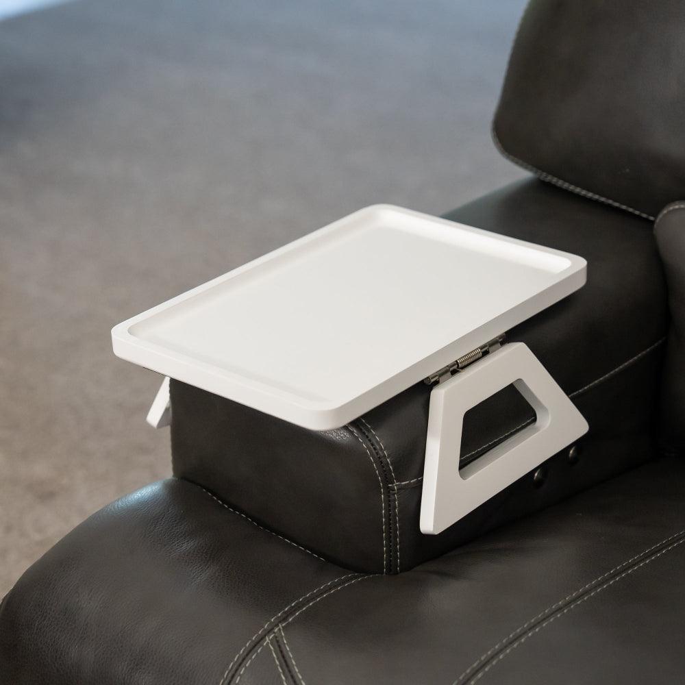 Lisslune | SofaMate – Adjustable Sofa Arm Tray Table for Drinks, Snacks & Remote Control Storage