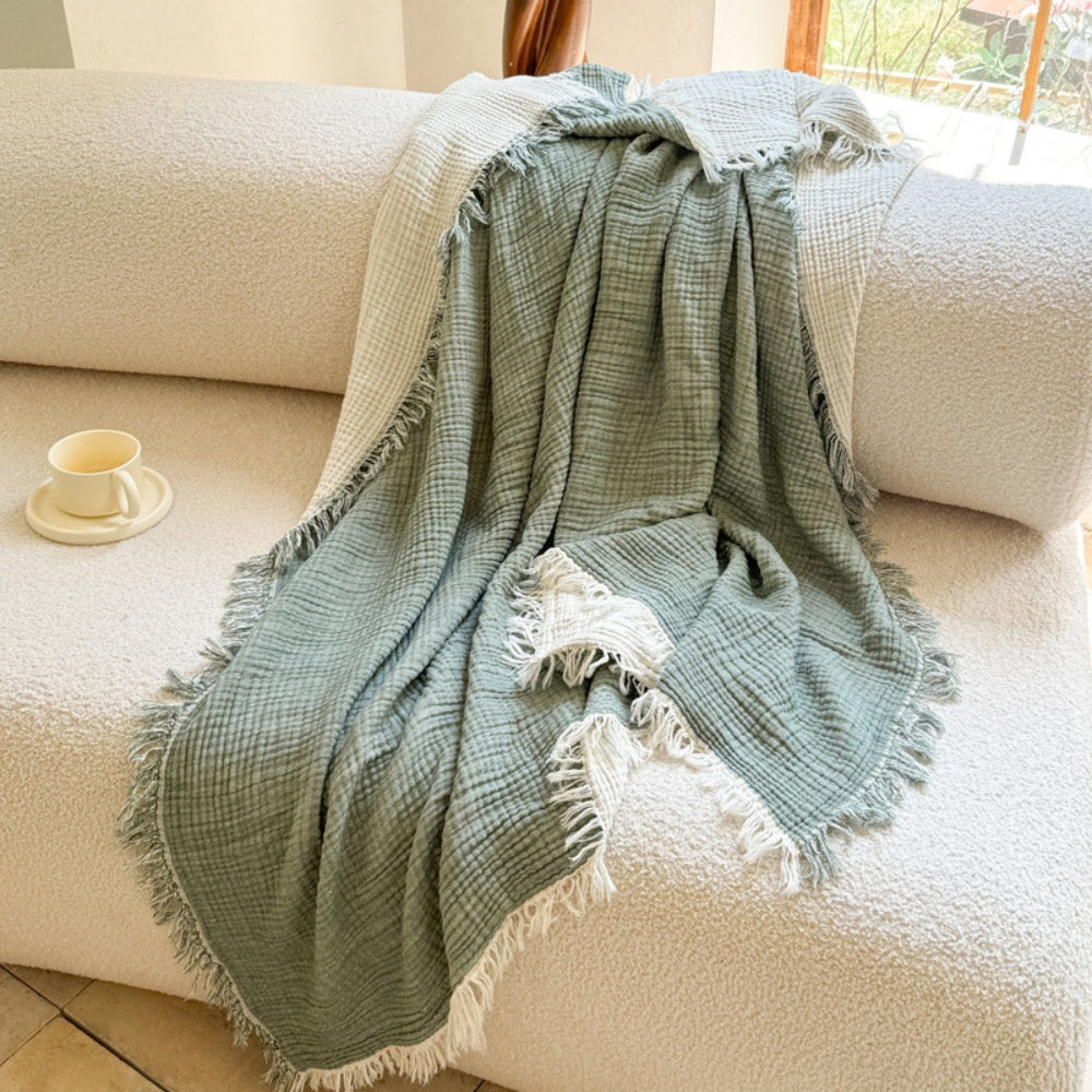 Lisslune | Soft Muslin Breathable Cotton Gauze Blanket