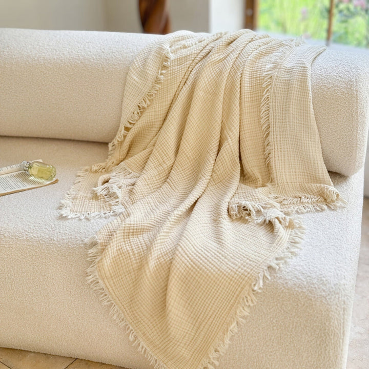 Lisslune | Soft Muslin Breathable Cotton Gauze Blanket