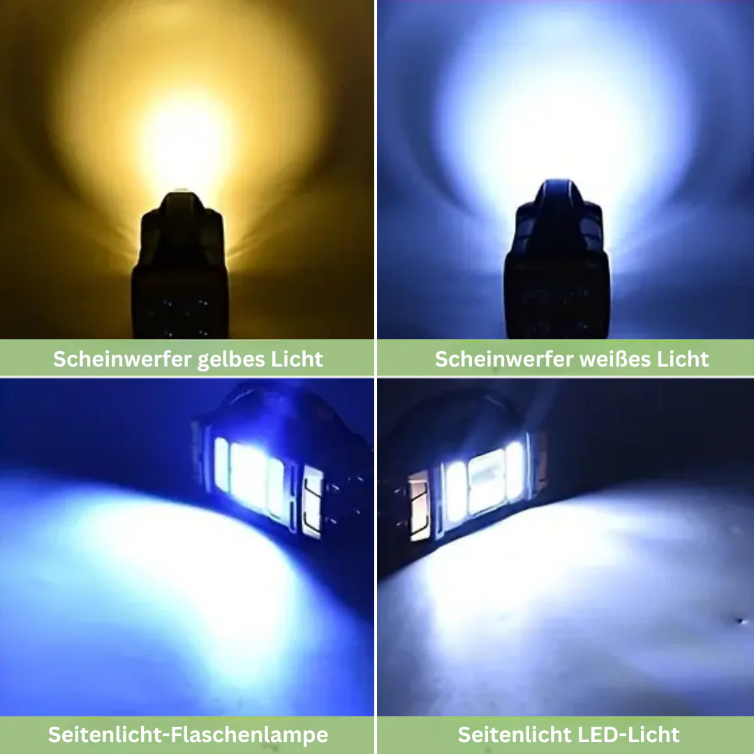 Lisslune | 3-in-1 emergency flashlight with USB charging and carrying handle
