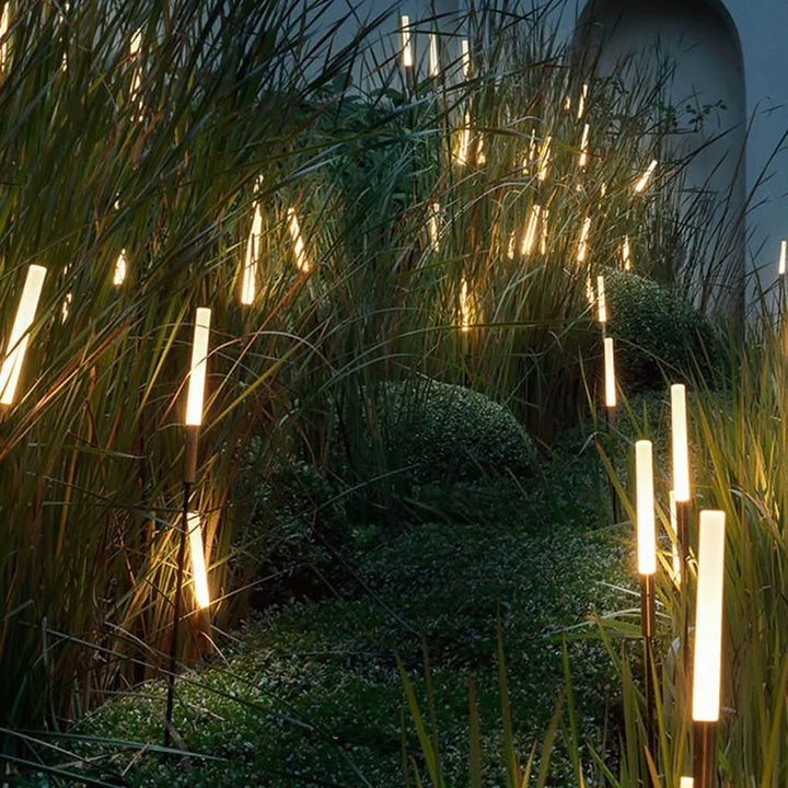 Lisslune | Solar-Reed Lamps for Ambient Garden Lighting