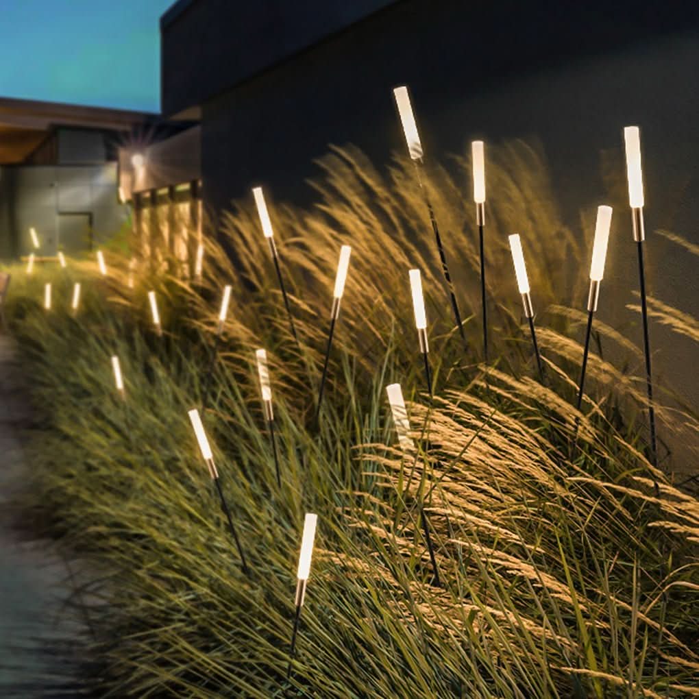 Lisslune | Solar-Reed Lamps for Ambient Garden Lighting
