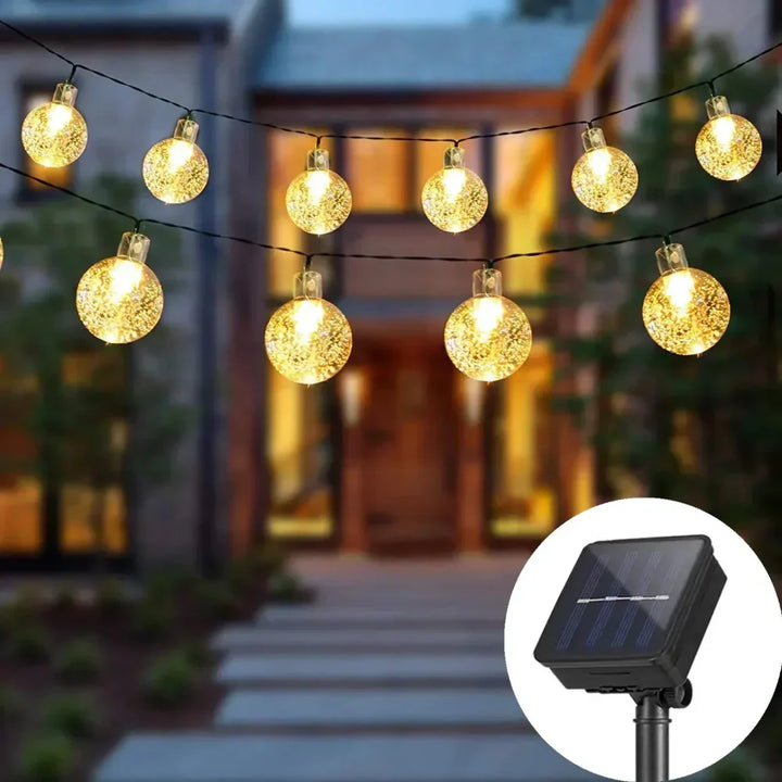 Lisslune | Solaria Outdoor Solar Fairy Lights – Waterproof LED Garden String Lights (9.5m)