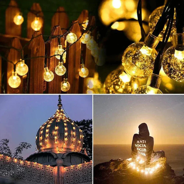 Lisslune | Solaria Outdoor Solar Fairy Lights – Waterproof LED Garden String Lights (9.5m)