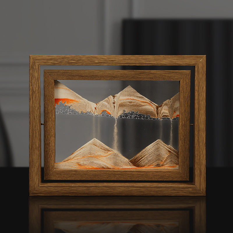 Lisslune | Solid wood 3D rotating sand painting