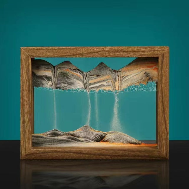 Lisslune | Solid wood 3D rotating sand painting