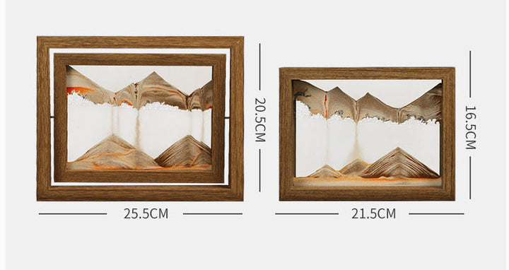 Lisslune | Solid wood 3D rotating sand painting