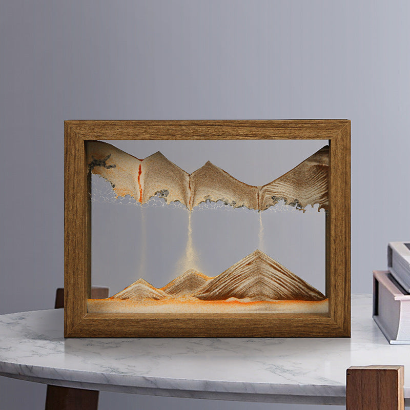 Lisslune | Solid wood 3D rotating sand painting