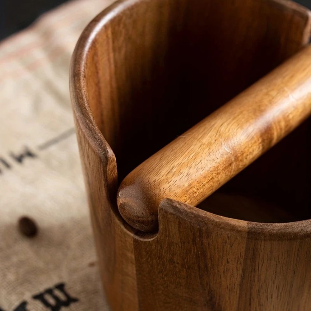 Lisslune | Solid Wood Coffee Knock Box