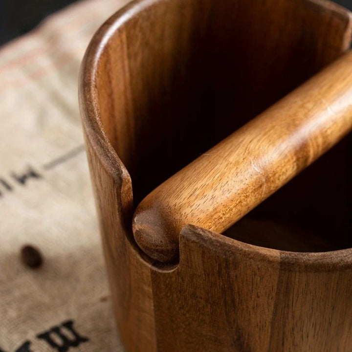 Lisslune | Solid Wood Coffee Knock Box